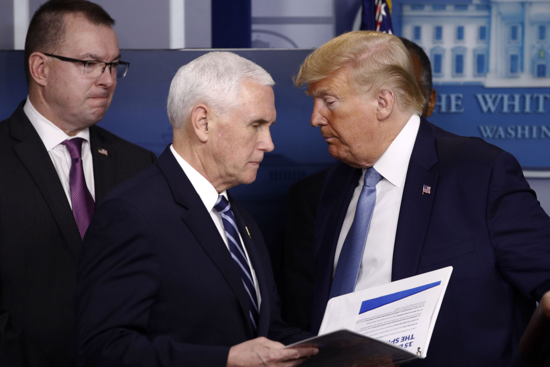APTOPIX Virus Outbreak Trump